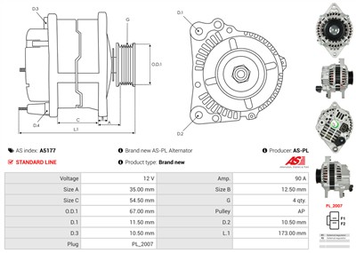 AS-PL A5177 EAN: 5902129006831.