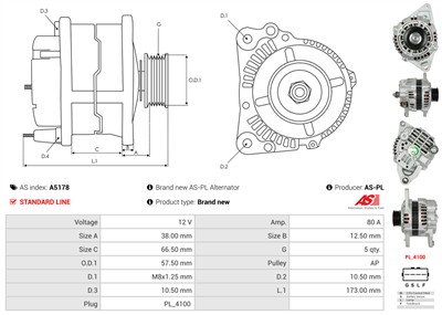 AS-PL A5178 EAN: 5902129006848.