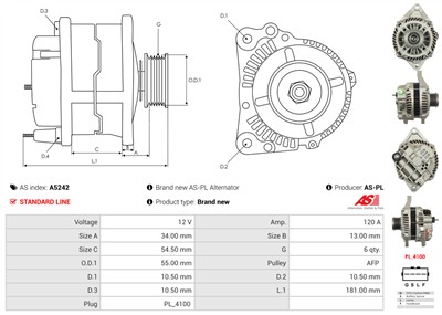 AS-PL A5242 EAN: 5902129010036.