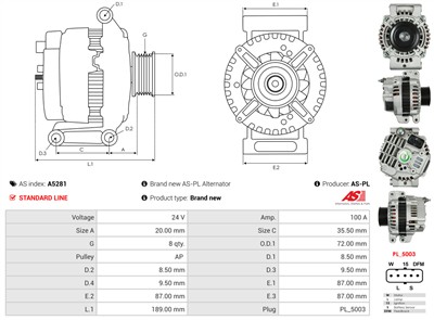 AS-PL A5281 EAN: 5902129010821.
