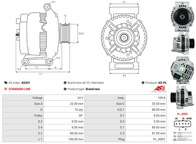AS-PL A5331 EAN: 5902129021681.