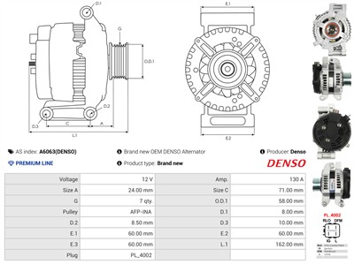 AS-PL A6063(DENSO) EAN: 5901259446593.