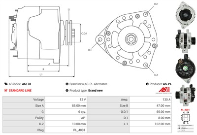 AS-PL A6178 EAN: 5901259480955.