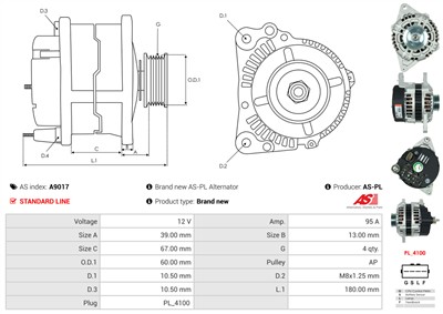 AS-PL A9017 EAN: 5901259406733.