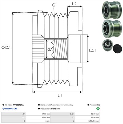 AS-PL AFP3021(INA) EAN: 5902129037767.