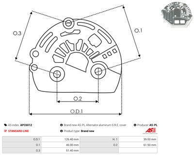 AS-PL APC6012 EAN: 5902129036081.