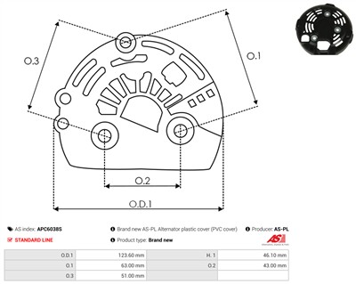 AS-PL APC6038S EAN: 5902129174370.