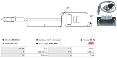 AS-PL NOX9023 EAN: 5902129166078.