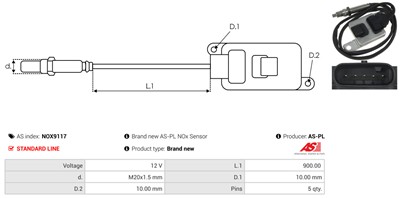 AS-PL NOX9117 EAN: 5902129215462.