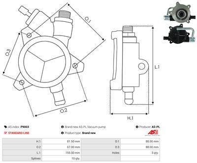 AS-PL P9003 EAN: 5902129020578.
