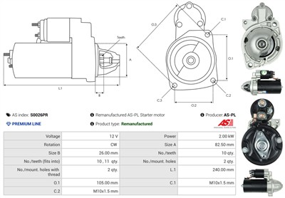 AS-PL S0026PR EAN: 5902129083689.