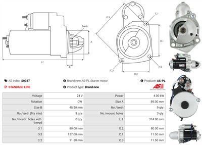 AS-PL S0037 EAN: 5901259418842.
