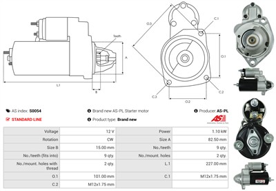 AS-PL S0054 EAN: 5901259419078.