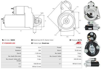 AS-PL S0059 EAN: 5901259419139.