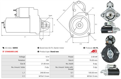 AS-PL S0093 EAN: 5901259419672.