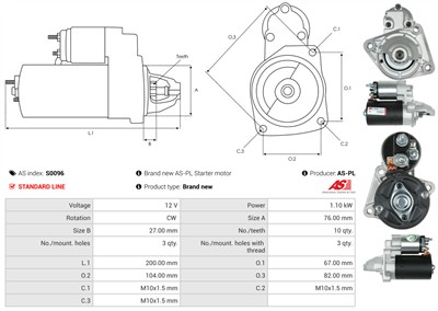 AS-PL S0096 EAN: 5901259419719.