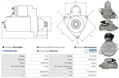 AS-PL S01014(SEG) EAN: 5902129230793.