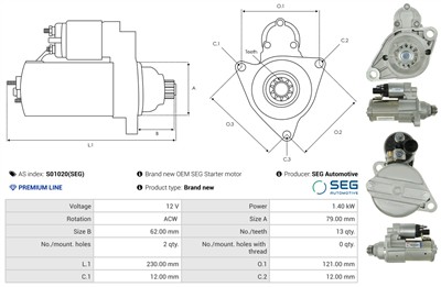 AS-PL S01020(SEG) EAN: 5902129232186.