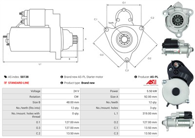 AS-PL S0138 EAN: 5901259420210.