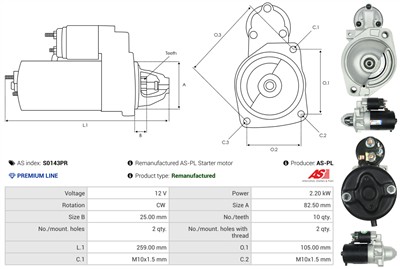AS-PL S0143PR EAN: 5902129083016.