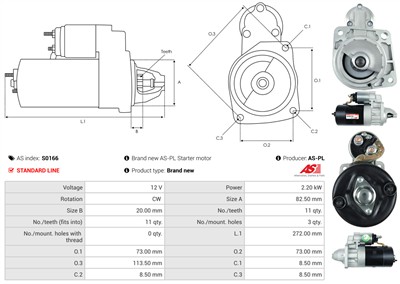 AS-PL S0166 EAN: 5901259420524.