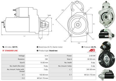 AS-PL S0175 EAN: 5901259420630.