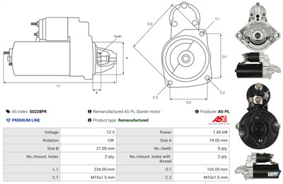 AS-PL S0228PR EAN: 5902129092094.
