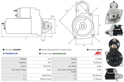 AS-PL S0244PR EAN: 5902129138969.