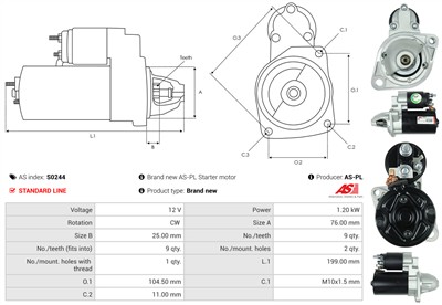 AS-PL S0244 EAN: 5901259440102.