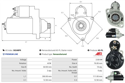 AS-PL S0248PR EAN: 5902129088417.