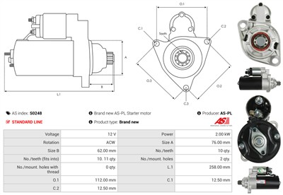 AS-PL S0248 EAN: 5901259441680.