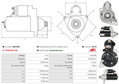 AS-PL S0272SR EAN: 5902129153313.