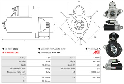 AS-PL S0273 EAN: 5901259453171.