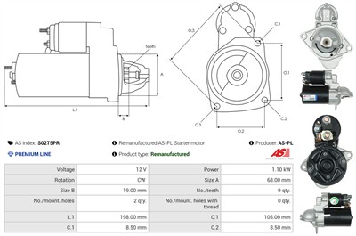 AS-PL S0275PR EAN: 5902129125242.