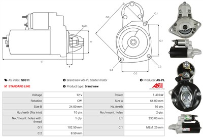 AS-PL S0311 EAN: 5901259461756.
