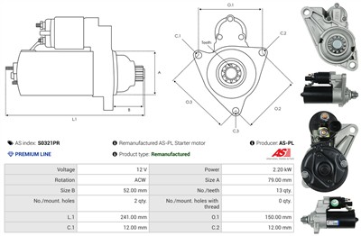 AS-PL S0321PR EAN: 5902129095088.