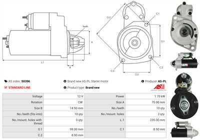 AS-PL S0396 EAN: 5901259468588.