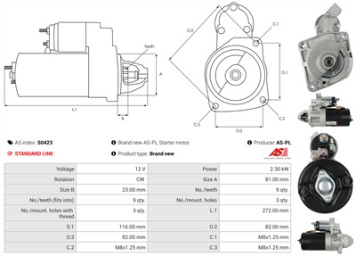 AS-PL S0423 EAN: 5901259469998.