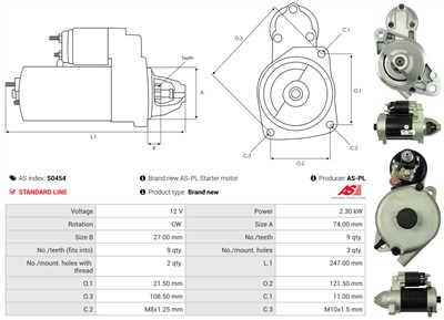 AS-PL S0454 EAN: 5901259479980.