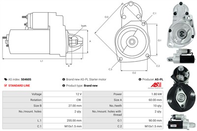 AS-PL S0460S EAN: 5902129043270.