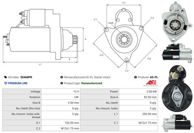 AS-PL S0468PR EAN: 5902129081975.