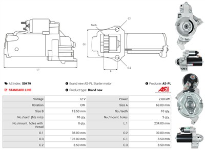 AS-PL S0479 EAN: 5901259485387.
