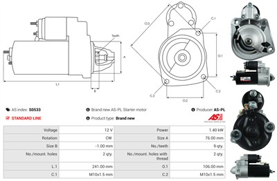 AS-PL S0533 EAN: 5902129015529.