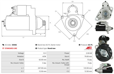 AS-PL S0566 EAN: 5902129027850.