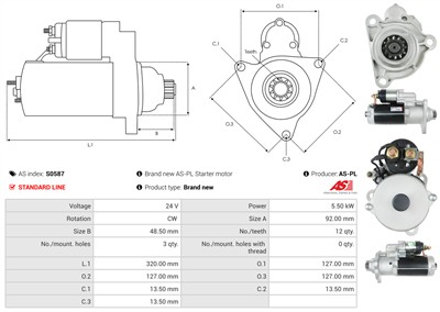 AS-PL S0587 EAN: 5902129029588.