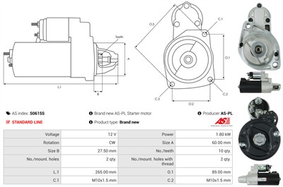 AS-PL S0615S EAN: 5902129047100.