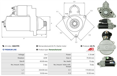 AS-PL S0637PR EAN: 5902129090656.