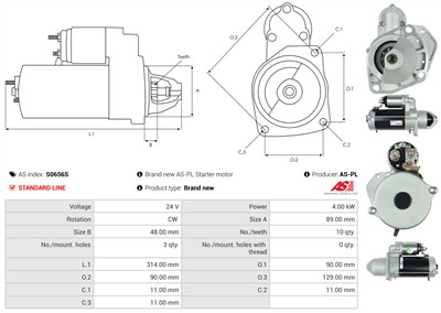 AS-PL S0656S EAN: 5902129071426.