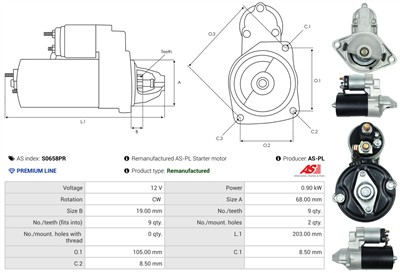 AS-PL S0658PR EAN: 5902129072522.