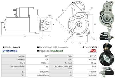 AS-PL S0660PR EAN: 5902129074878.